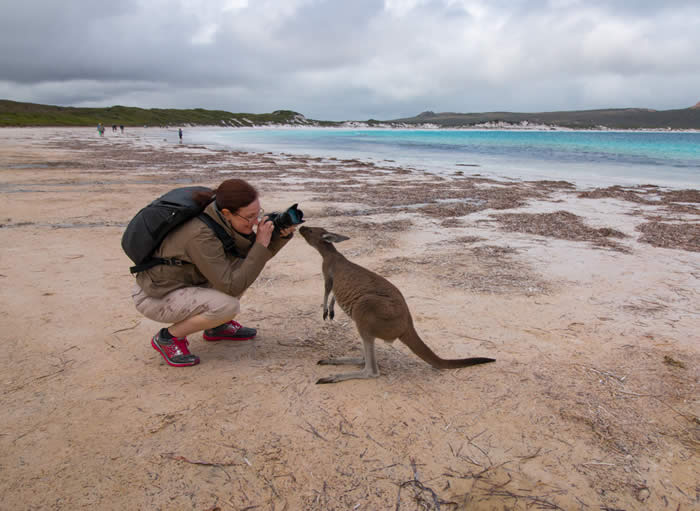 Lucky Bay in Esperance. Photo courtesy of Narelle Jensen 